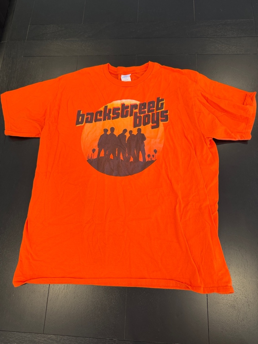 Backstreet Boys Orange Graphic Tee